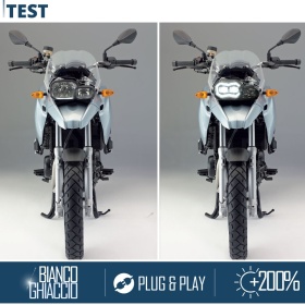 FARO LED para BMW GS APROBADO Uso en la Calle | POTENTE Luz Blanca 6500K | Plug & Play