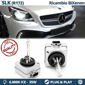 2x D1S Bi-Xenon Replacement Bulbs for MERCEDES SLK (R172) HID 6.000K White Ice 35W