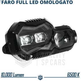 FARO LED para BMW F 800 R APROBADO Uso en la Calle | POTENTE Luz Blanca 6500K | Plug & Play