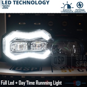 FARO LED para BMW F 800 GS APROBADO Uso en la Calle | POTENTE Luz Blanca 6500K | Plug & Play