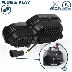 FARO LED para BMW F 800 GS APROBADO Uso en la Calle | POTENTE Luz Blanca 6500K | Plug & Play