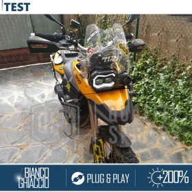 FARO LED para BMW F 800 GS Adventure APROBADO Uso en la Calle | POTENTE Luz Blanca 6500K