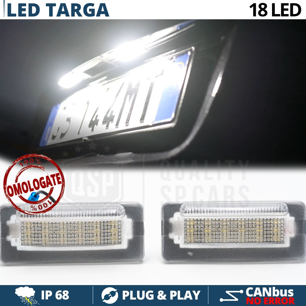 Luces de Matrícula LED para Volkswagen LT 2 | Plafones CANbus 6500K Blanco Frío Luces de Matrícula LED para Volkswagen LT 2 | Plafones CANbus 6500K Blanco Frío