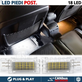 Luces de Pies LED Trasera para Mercedes | Luces Interiores Coche BLANCAS | CANbus NO Errores