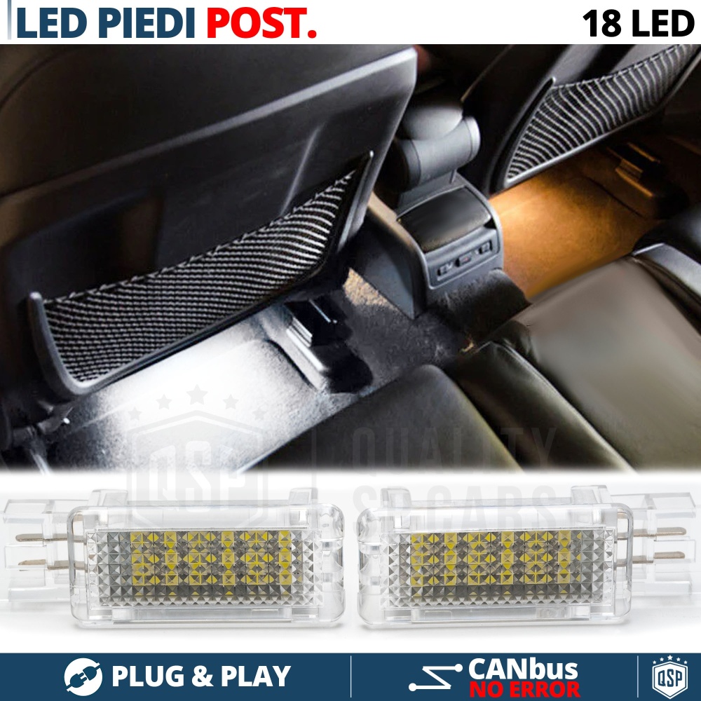 Luces de Pies LED Trasera para Mercedes | Luces Interiores Coche BLANCAS | CANbus NO Errores Luces de Pies LED Trasera para Mercedes | Luces Interiores Coche BLANCAS | CANbus NO Errores