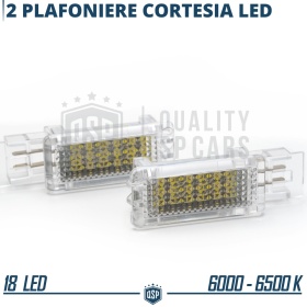 Luces de Pies LED Trasera para Mercedes | Luces Interiores Coche BLANCAS | CANbus NO Errores