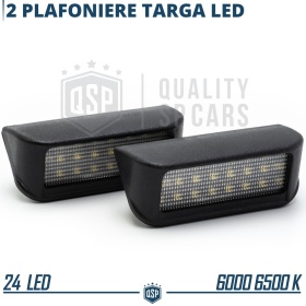 2 Kennzeichen Beleuchtung LED CANbus für Peugeot PARTNER 3 Van | 6500K Weißes Eis, Plug & Play