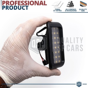 2 Kennzeichen Beleuchtung LED CANbus für Peugeot PARTNER 3 Van | 6500K Weißes Eis, Plug & Play