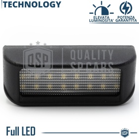 2 Kennzeichen Beleuchtung LED CANbus für Peugeot PARTNER 3 Van | 6500K Weißes Eis, Plug & Play