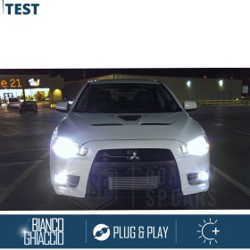 Coppia Lampadine di Ricambio Bi-Xenon D2S per MITSUBISHI LANCER X Luci Bianco Ghiaccio 6000K 35W