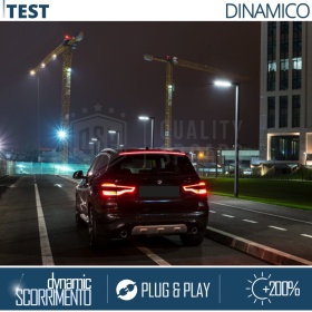 ALERÓN LED Trasero Para Bmw X2 | Spoiler LED DINÁMICO Adhesivo Fibra de Carbono Negro