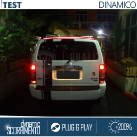 SPOILER LED Posteriore Per Dodge Nitro | Striscia LED DINAMICA, Alettone Adesivo Fibra di Carbonio