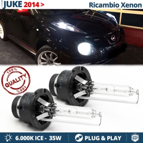 2x Bombillas Xenon D2S de Repuesto para NISSAN JUKE DESDE 2014 Luz 6.000K Blanco Frio Lámpara 35W 2x Bombillas Xenon D2S de Repuesto para NISSAN JUKE DESDE 2014 Luz 6.000K Blanco Frio Lámpara 35W