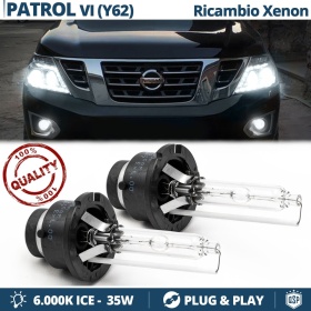 2x Bombillas Xenon D2S de Repuesto para NISSAN PATROL 6 (Y62) Luz 6.000K Blanco Frio Lámpara 35W 2x Bombillas Xenon D2S de Repuesto para NISSAN PATROL 6 (Y62) Luz 6.000K Blanco Frio Lámpara 35W