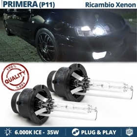 2x Bombillas Xenon D2S de Repuesto para NISSAN PRIMERA 2 (P11) Luz 6.000K Blanco Frio Lámpara 35W