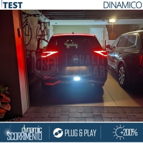 SPOILER LED Posteriore Per Kia Sportage | Striscia LED DINAMICA, Alettone Adesivo Fibra di Carbonio