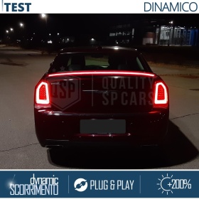 SPOILER LED Posteriore Per Lancia K | Striscia LED DINAMICA, Alettone Adesivo Fibra di Carbonio