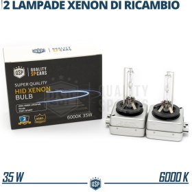 2x Bombillas Bi-Xenon D3S de Repuesto para OPEL MOKKA X Luz 6.000K Blanco Frio Lámpara 35W