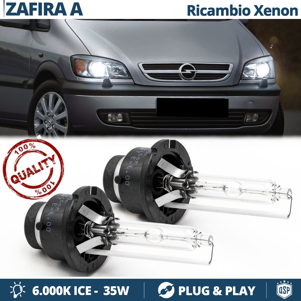 2x D2S Xenon Replacement Bulbs for OPEL ZAFIRA A HID 6.000K White Ice 35W 2x D2S Xenon Replacement Bulbs for OPEL ZAFIRA A HID 6.000K White Ice 35W