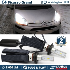 Kit LED H7 para Citroen C4 Picasso 1 Luces de Cruce CANbus | 6500K Blanco Frío 8000LM