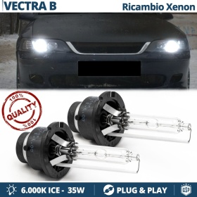 2x Bombillas Xenon D2S de Repuesto para OPEL VECTRA B Luz 6.000K Blanco Frio Lámpara 35W