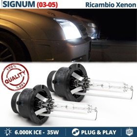 2x Bombillas Bi-Xenon D2S de Repuesto para OPEL SIGNUM 03-05 Luz 6.000K Blanco Frio Lámpara 35W