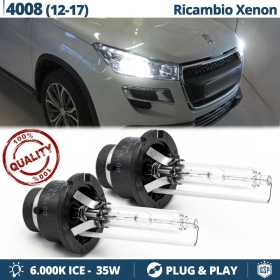 2x Bombillas Xenon D2S de Repuesto para PEUGEOT 4008 Luz 6.000K Blanco Frio Lámpara 35W 2x Bombillas Xenon D2S de Repuesto para PEUGEOT 4008 Luz 6.000K Blanco Frio Lámpara 35W