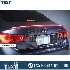 ALERÓN LED Trasero Para Seat Marbella | Spoiler LED DINÁMICO Adhesivo Fibra de Carbono Negro