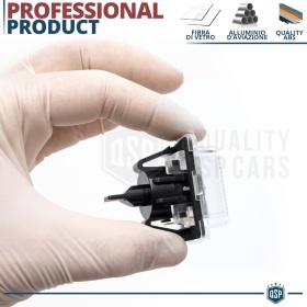2 Luces de Matricula Led para Mercedes C, E, S, SL Canbus, 18 Led 6.500k Blanco Frío, Plug & Play