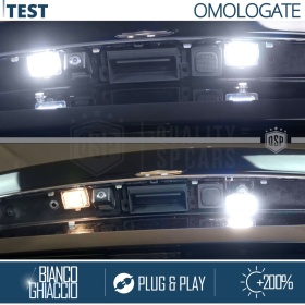 2 Luces de Matricula LED para MERCEDES C, E, CLS, CLA, S, SL CANBUS 18 LED 6.500K BLANCO FRIO Plug & Play