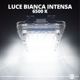 2 Luces de Matricula LED para MERCEDES C, E, CLS, CLA, S, SL CANBUS 18 LED 6.500K BLANCO FRIO Plug & Play