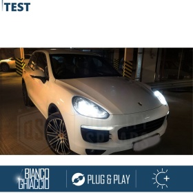 Coppia Lampadine di Ricambio Bi-Xenon D3S per PORSCHE CAYENNE 2 RESTYLING Luci Bianco Ghiaccio 6000K 35W