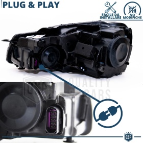 FARI LED Anteriori Per Golf 6 TRASFORMAZIONE in Golf 7 GTI | Ricambio PERFETTO Plug & Play