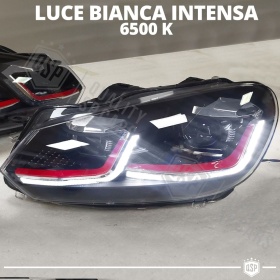 FARI LED Anteriori Per Golf 6 TRASFORMAZIONE in Golf 7 GTI | Ricambio PERFETTO Plug & Play
