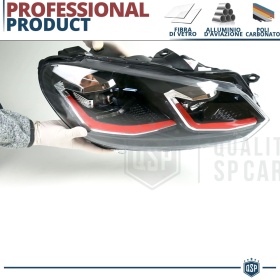 FARI LED Anteriori Per Golf 6 TRASFORMAZIONE in Golf 7 GTI | Ricambio PERFETTO Plug & Play