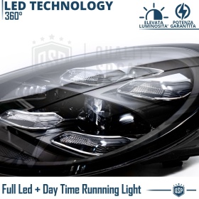 2 FAROS DELANTEROS LED Para Porsche Panamera 2014-16 APROBADOS | Transformación de Faros MATRIX Style