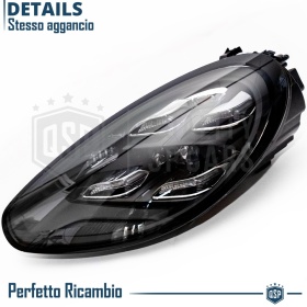 2 FAROS DELANTEROS LED Para Porsche Panamera 2014-16 APROBADOS | Transformación de Faros MATRIX Style