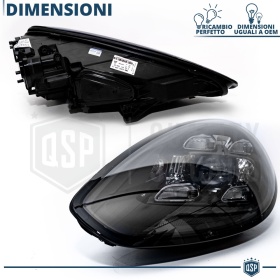 2 FAROS DELANTEROS LED Para Porsche Panamera 2014-16 APROBADOS | Transformación de Faros MATRIX Style