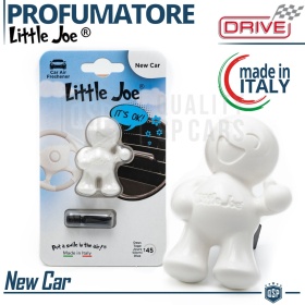 AMBIENTADOR DE COCHE Little Joe® BLANCO | Perfume Interior COCHE NUEVO 45 Días | MADE IN ITALY