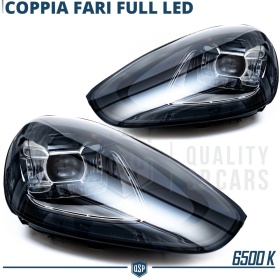 2 FAROS DELANTEROS LED Para Porsche Cayenne 2 2014 -17 APROBADO | Transformación de Faros de Nuevo Modelo