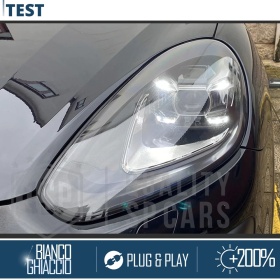 2 FAROS DELANTEROS LED Para Porsche Cayenne 2 2014 -17 APROBADO | Transformación de Faros de Nuevo Modelo