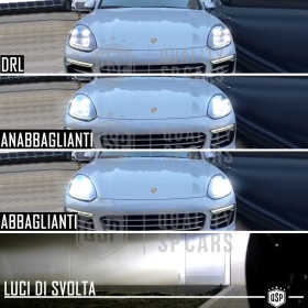 2 FAROS DELANTEROS LED Para Porsche Cayenne 2 2014 -17 APROBADO | Transformación de Faros de Nuevo Modelo