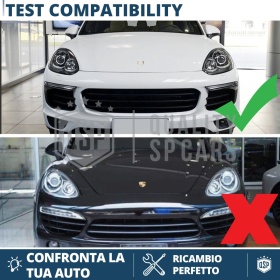 2 FAROS DELANTEROS LED Para Porsche Cayenne 2 14-17 APROBADOS | Transformación de Faros MATRIX Style