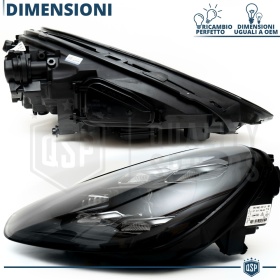 2 FAROS DELANTEROS LED Para Porsche Cayenne 2 14-17 APROBADOS | Transformación de Faros MATRIX Style