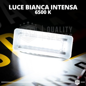 2 Luces De Matricula Led Para Smart Fortwo, Canbus 18 Led 6.500k Blanco Frío, Plug & Play