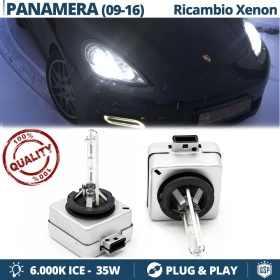 2x Bombillas Bi-Xenon D1S de Repuesto para PORSCHE PANAMERA Luz 6.000K Blanco Frio Lámparas 35W