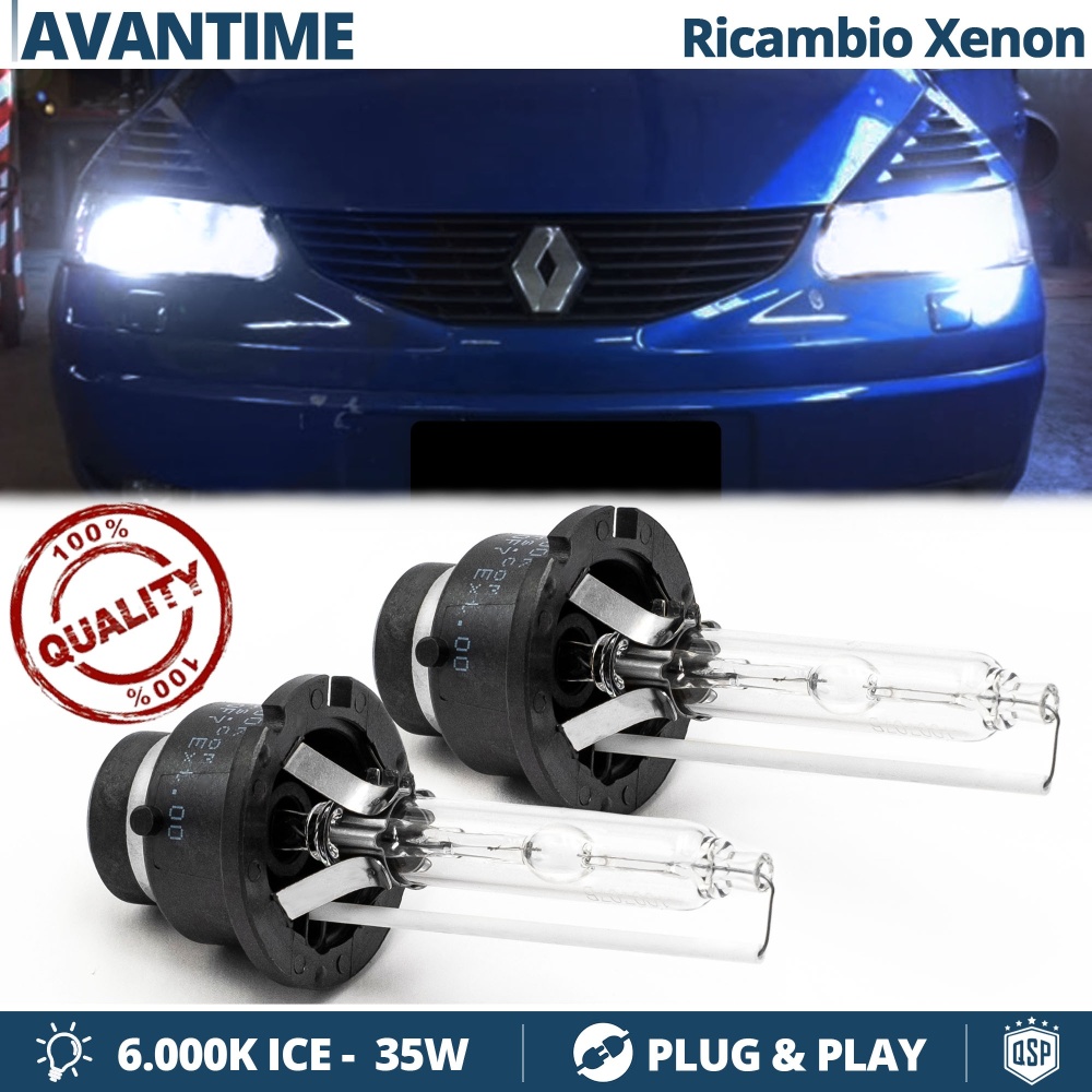 2x D2S Xenon Replacement Bulbs for RENAULT AVANTIME HID 6.000K White Ice 35W 2x D2S Xenon Replacement Bulbs for RENAULT AVANTIME HID 6.000K White Ice 35W