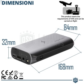 BOOSTER Arrancador de Emergencia de Coche Portatil en Tu Seat + POWER BANK de Avión