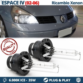 2x Bombillas Xenon D2S de Repuesto para RENAULT ESPACE 4 02-06 Luz 6.000K Blanco Frio Lámpara 35W