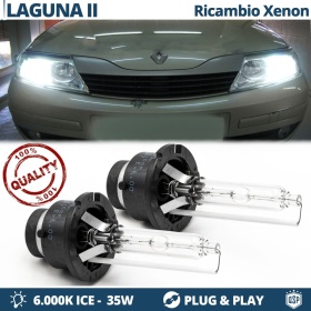 2x Bombillas Xenon D2S de Repuesto para RENAULT LAGUNA II Luz 6.000K Blanco Frio Lámpara 35W